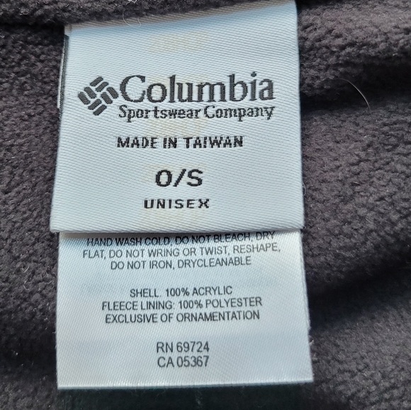 COLUMBIA | BLACK, GRAY & WHITE SKI HAT, SZ O/S - Picture 3 of 5